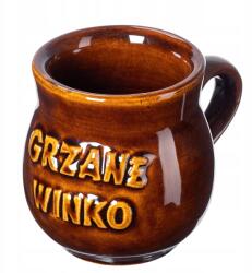 Kadax Forralt Boros Melegítő Bögre 250ml Kő Ajándék Füllel Kerámia (K8712)