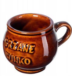 Kadax Forralt Borospohár Melegítő Füllel 300ml Kőből Forralt Borhoz (K8700)