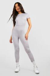 Boohoo XC44308 Boohoo Bordázott Rövid Ujjú Overál (10) XXL