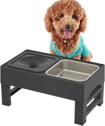  Kutyatál 2IN1 Állítható Lassító Nem Fogó Fém Állványon (250327WS01Q)