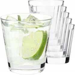 Kadax Italos Poharak Whisky Gyümölcslé Szett 6db-os Pohár Szett 175 ml (K6602)