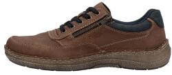 RIEKER Pantofi barbati, maro, casual, piele naturala, cu talpa joasa, Rieker 03006-24-Maro (Marime: 40) (03006-24-Maro-40)