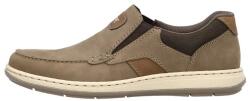 RIEKER Pantofi barbati, bej, casual, piele naturala, cu talpa joasa, Rieker 17368-25-Bej (Marime: 40) (17368-25-Bej-40)