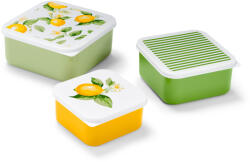 Tchibo - 3 uzsonnásdoboz szettben - fehér