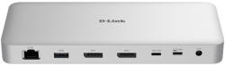 D-Link D-LINK 9in1 Dokkoló 2xDisplayport 1.4 + 3xUSB + 2xUSB-C + 1xLAN + 1xPD 100W, DUF-901/E (DUF-901/E)