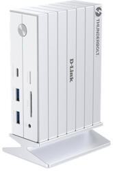 D-Link D-LINK 14in1 Thunderbolt Dokkoló - 1xDP 1.4, 1xHDMI 2.0, 2xTB, 4xUSB, 1xUSB-C, 1xLAN, Jack, SD/MicroSD slot, DUF-E01/E (DUF-E01/E)
