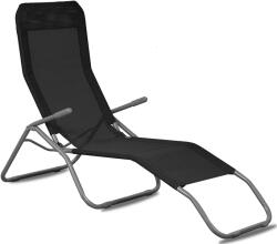 Linder Exclusiv Napozóágy, nyugágy SIESTA MC372171S - Fekete (MC372171S) - inlea