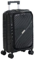 Pierre Cardin bőrönd 55 x 35 x 20 cm Wizzair Priority PP fekete laptoptartós prémium (en-38-09-black)