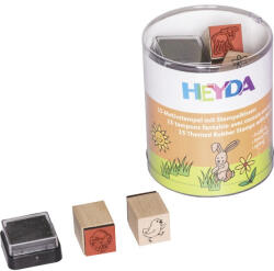  Heyda Nyomda Készlet 15 Darab/Készlet Tavasz Fekete Bélyegpárnával (BP320000568)