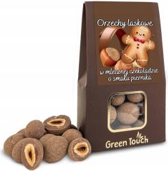 Green Touch Mogyoró mézeskalács ízű tejcsokoládéban 100g karácsonyi (SŁOD_103)