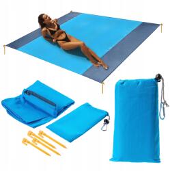 Kadax Strandszőnyeg Piknik Zsebes Strandtakaró 200x210 Faálló Hering (K8419)