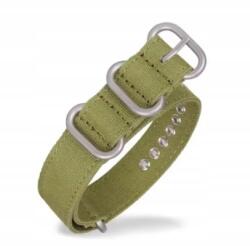  Új, Zöld Khaki Színű, Nylon Nato Szíj 26MM Prémium! (watch)