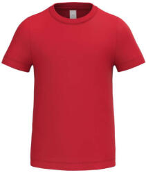 iDeal Basic IB322 Ideal 190 gyerek rövid ujjú pamut póló, Ideal Red-4/6 (ib322ir-4_6)