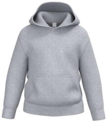 iDeal Basic IB403 gyerek kapucnis pulóver, Ideal Oxford Grey-10/12 (ib403iog-10_12)