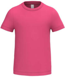 iDeal Basic IB322 Ideal 190 gyerek rövid ujjú pamut póló, Ideal Fuchsia-12/14 (ib322if-12_14)