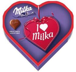 Milka szív csokoládé desszert mogyoró 44g