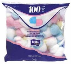 Bella kozmetikai színes vattalabda 100db