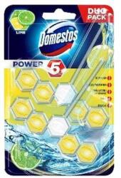 Domestos Power5 WC frissítő blokk Lime 2x50g