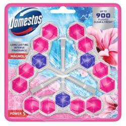 Domestos Power5 WC frissítő blokk Pink Magnolia 3x50g