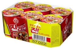 Ottogi 6DB OTTOGI JIN RAMEN POHÁRAS HOT koreai instant tészta 65g