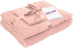 Somnart Set prosoape baie Somnart din bumbac 600 GSM, 3 piese, roz (10101492) Prosop
