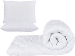 Confort Set pilota alba 180x200 cm cu 2 perne matlasate 50x70 cm (7081)