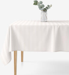 Goldea față de masă din damasc - dungi crem cu luciu satinat 140 x 220 cm Fata de masa
