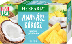 Herbária ananász kókusz ízesítésű gyümölcstea 20x2g 40 g - freefrom