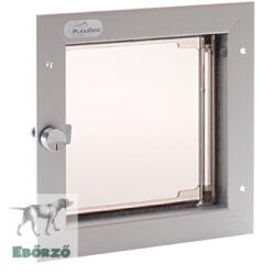  PlexiDor® hőszigetelt, macskaajtó - "S" méretű - Ezüst színű (856853003008)