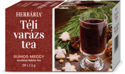 Herbária téli varázs rumos meggy ízű tea 20x1, 5g 30 g - freefrom
