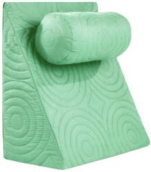 Somnart Perna ortopedica antireflux pentru citit si TV, cu husa detasabila, Vernil, 60x68x30 cm (5254)