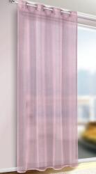  Perdea cu inele Katy, roz, 140 x 240 cm, semitransparenta, lavabila (5918)