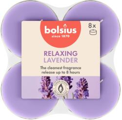 Bolsius Teamécses Maxi 8Db True Scents Lavender