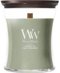 WoodWick Verdant Fig Közepes Gyertya - gyertyakvilaga