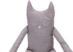 Somnart Perna decorativa in forma de pisica SomnArt, cu lavanda si bumbac, gri (3077)