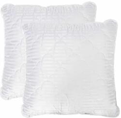 Somnart Set 2 perne matlasate din microfibra Striata 70x70 cm, confort mediu (2913)