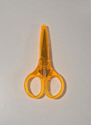  Színes mini kézimunka olló, védőkupakkal - Narancs