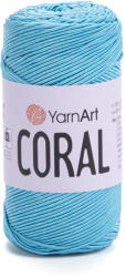 YARNART CORAL fényes zsinórfonal - Türkizkék 1911
