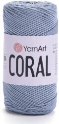 YARNART CORAL fényes zsinórfonal - Világos farmerkék 1916