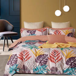 Somnart Lenjerie de pat Percale 2PXXL din bumbac, 4 piese, model PRC136 (8554) Lenjerie de pat