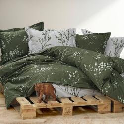 Somnart Lenjerie de pat verde din bumbac ranforce, 4 piese, 200x230, RNFN 254 (10106032) Lenjerie de pat