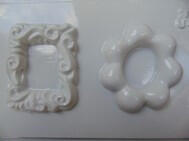  Gipszkiöntő forma, normál - Barokk képkeretek (24595)