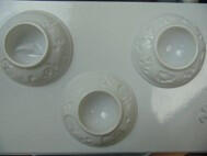  Gipszkiöntő forma, normál - Húsvéti tojástartó, 3 motívum (24570)