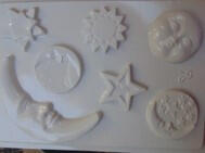  Gipszkiöntő forma, normál - Égitestek (24637)