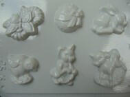  Gipszkiöntő forma, normál - Húsvéti 6 motívum (24590)