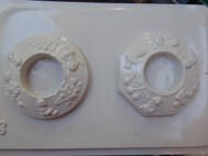  Gipszkiöntő forma, normál - Tündéres mécsestartó (24639)