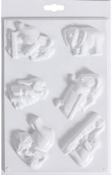  Gipszkiöntő forma 29 x 18 cm, elefántok (42709)