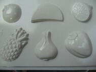  Gipszkiöntő forma, normál - Gyümölcsök, zöldségek (24556)