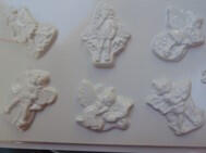  Gipszkiöntő forma, normál - Virágtündérek (24638)