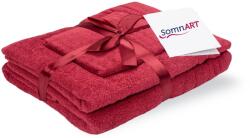 Somnart Set prosoape baie din bumbac Somnart 600 GSM, 3 piese, bordeaux (369) Prosop